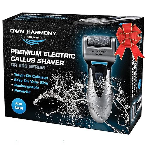 Electric Callus Remover: Rechargeable Electronic Foot File CR900 by Own Harmony(Tested Most Powerful) Best Pedicure Tools w 3 Rollers Professional Beauty & Personal Care Own Harmony