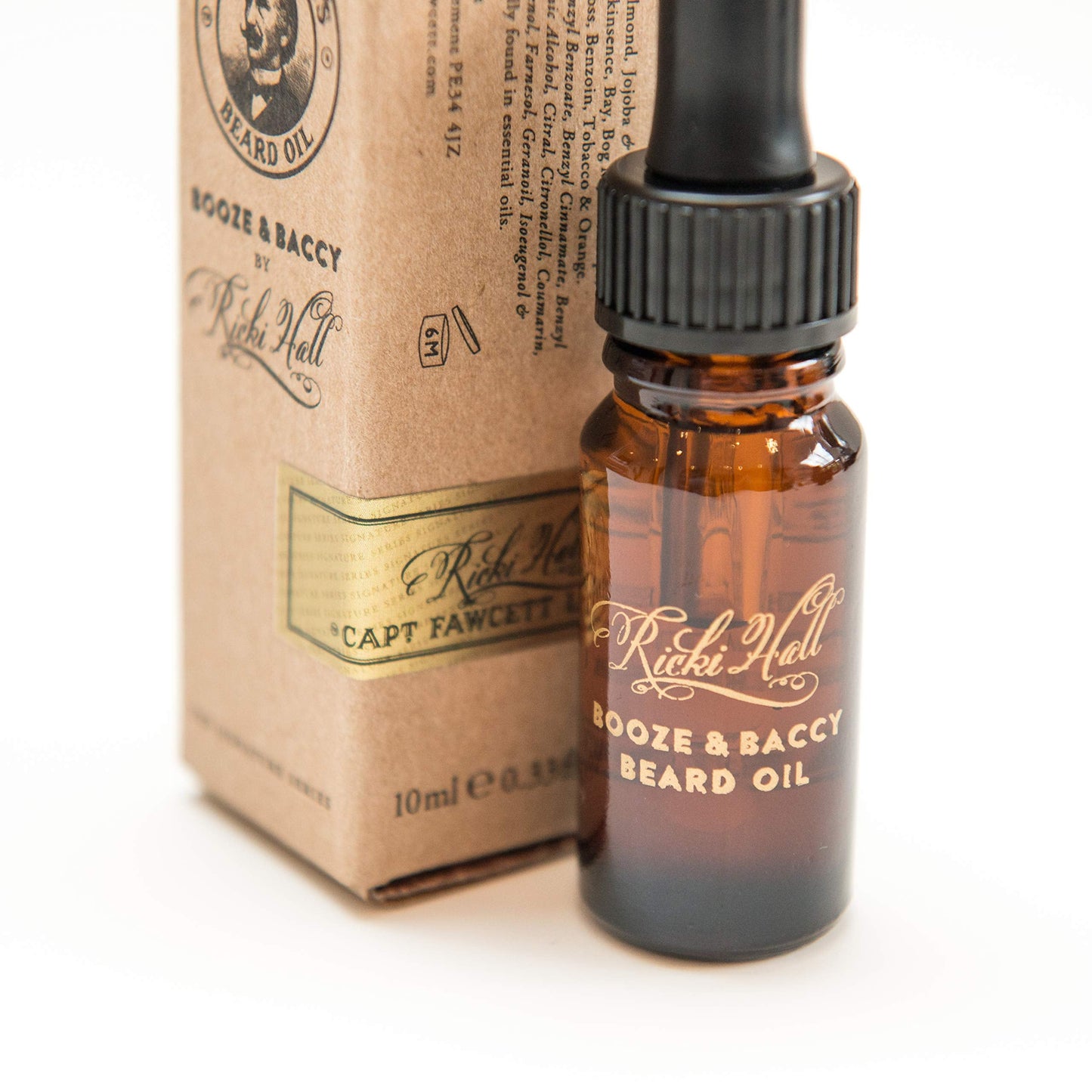 CAPTAIN FAWCETT Ricki Hall's Booze & Baccy Beard Oil 10ml Beauty and Personal Care CAPTAIN FAWCETT
