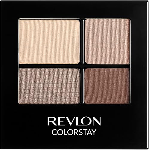 Revlon ColorStay Day to Night Eyeshadow Quad, Longwear Shadow Palette with Transitional Shades and Buttery Soft Feel, Crease & Smudge Proof, 500 Beauty & Personal Care REVLON