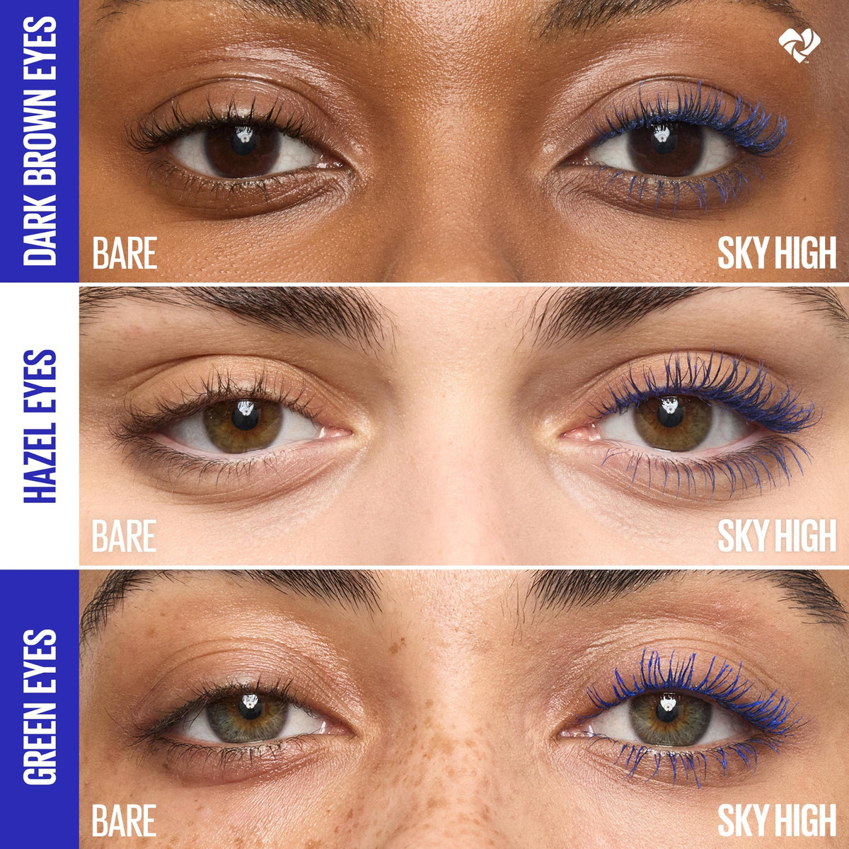 Maybelline Lash Sensational Sky High Washable Mascara, Volumizing, Lengthening, Defining, Curling, Multiplying, Buildable Mascara Make Up Formula