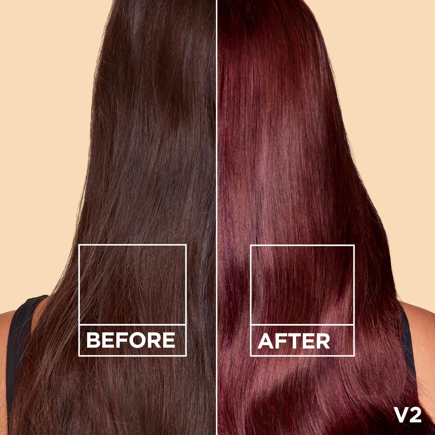 Garnier Nutrisse Ultra Color Hair Color, Permanent Hair Dye for Up to 8 Weeks of Bold, Vibrant, Fade-Resistant Results, Vegan & Cruelty-Free, V2 Dark Beauty & Personal Care Garnier