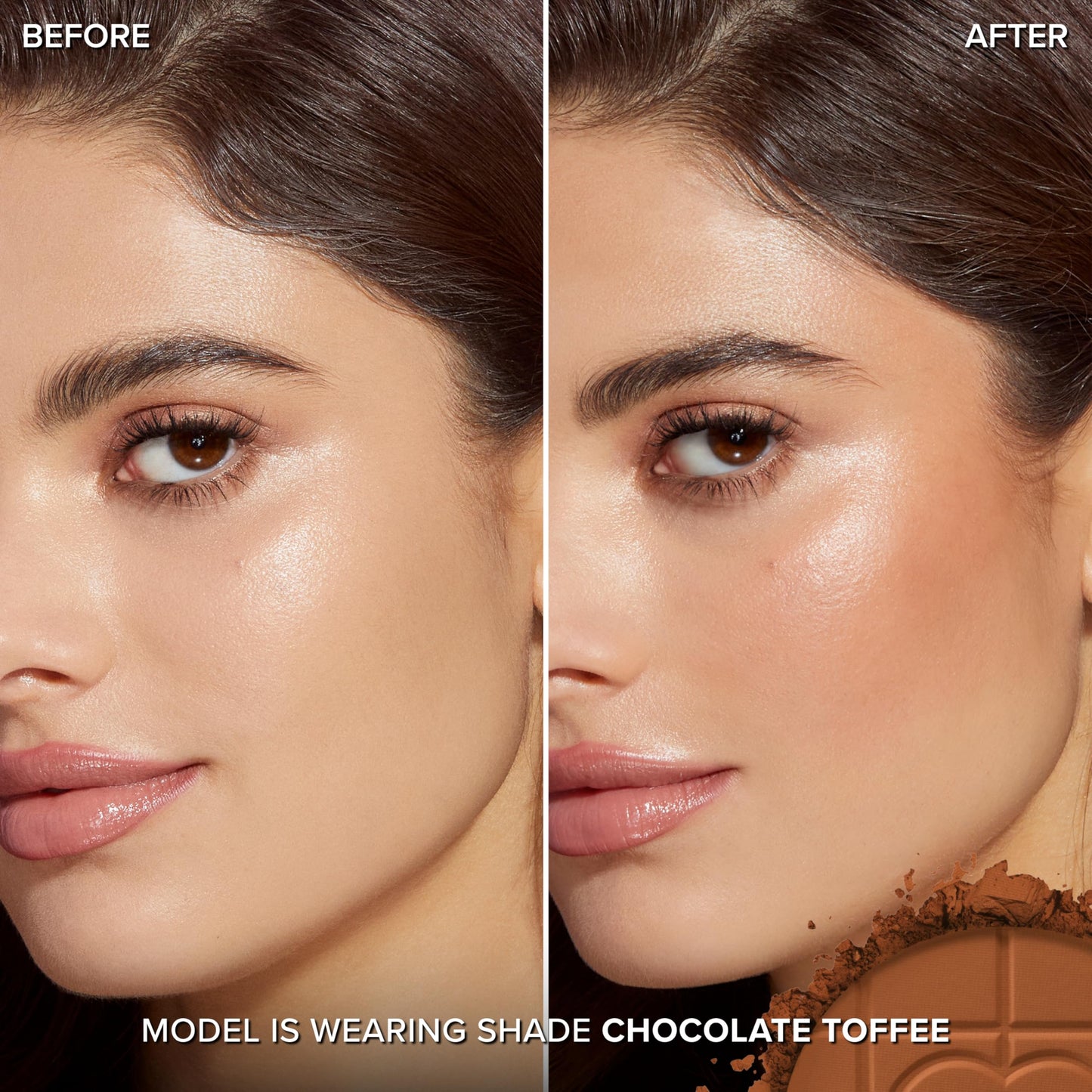 Too Faced Chocolate Soleil Matte Blurring Bronzer | Matte Bronzer Powder that Mimics Natural Skin for Blurred Sun-Kissed Effect, Chocolate Toffee Beauty & Personal Care Too Faced