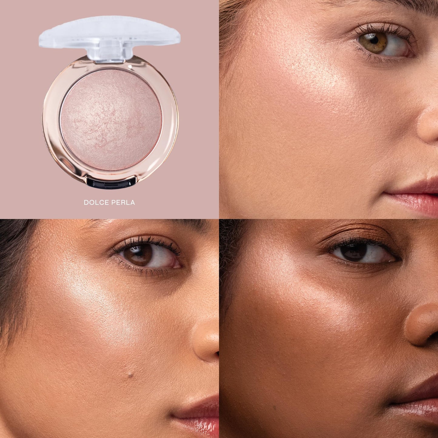 Milani Baked Highlighter - Long-Lasting Powder for Natural Radiant Glow- Buildable & Blendable Face Makeup with Lit-From-Within Finish- Vegan Beauty & Personal Care Milani