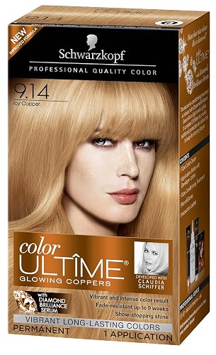 Schwarzkopf Color Ultime Hair Color Cream, 9.14 Icy Copper (Packaging May Vary) Beauty & Personal Care Schwarzkopf
