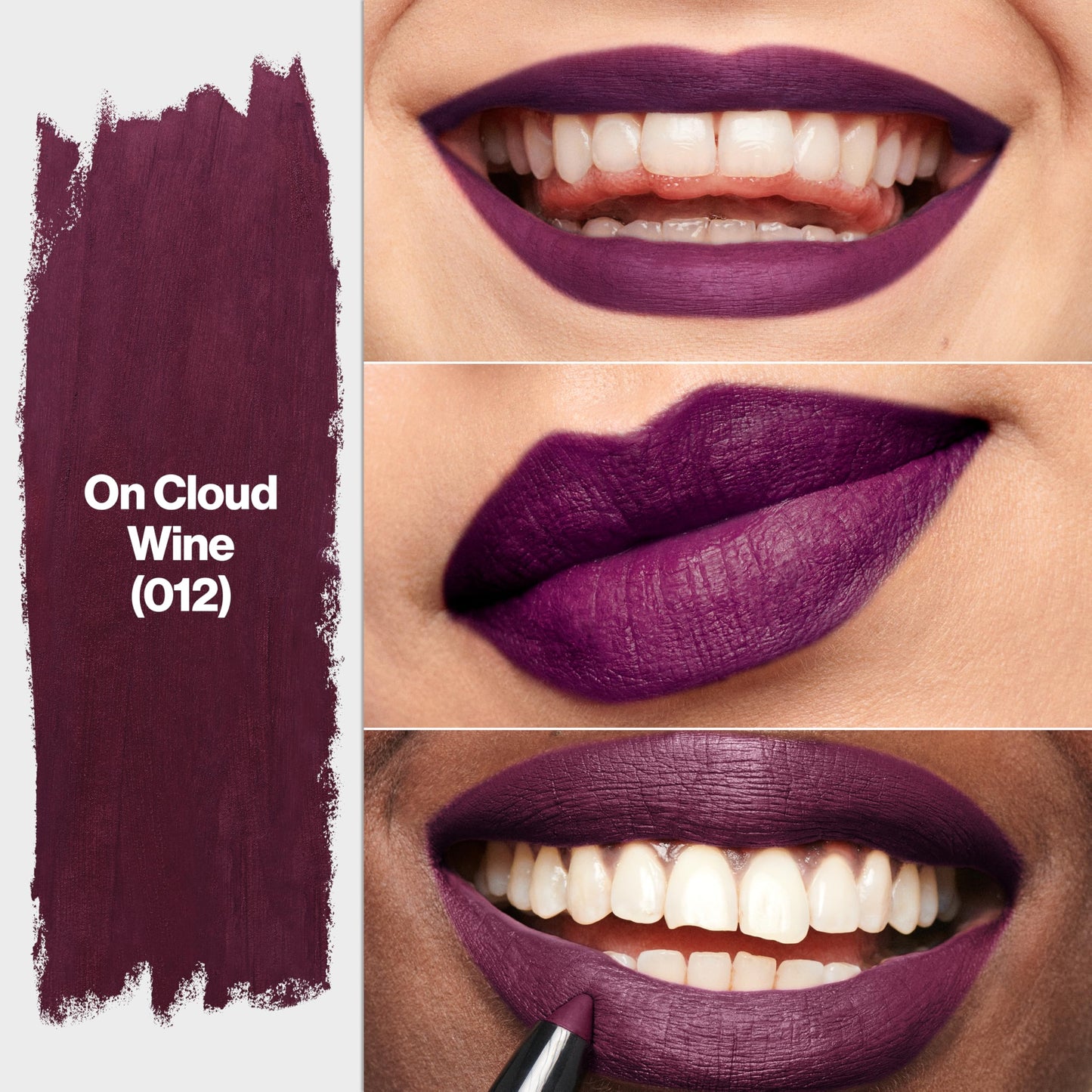 REVLON ColorStay Matte Lite Crayon Lipstick with Built-in Sharpener, Smudge-proof, Water-Resistant Non-Drying Lipcolor, 012 On Cloud Wine, 0.049 oz Beauty & Personal Care REVLON