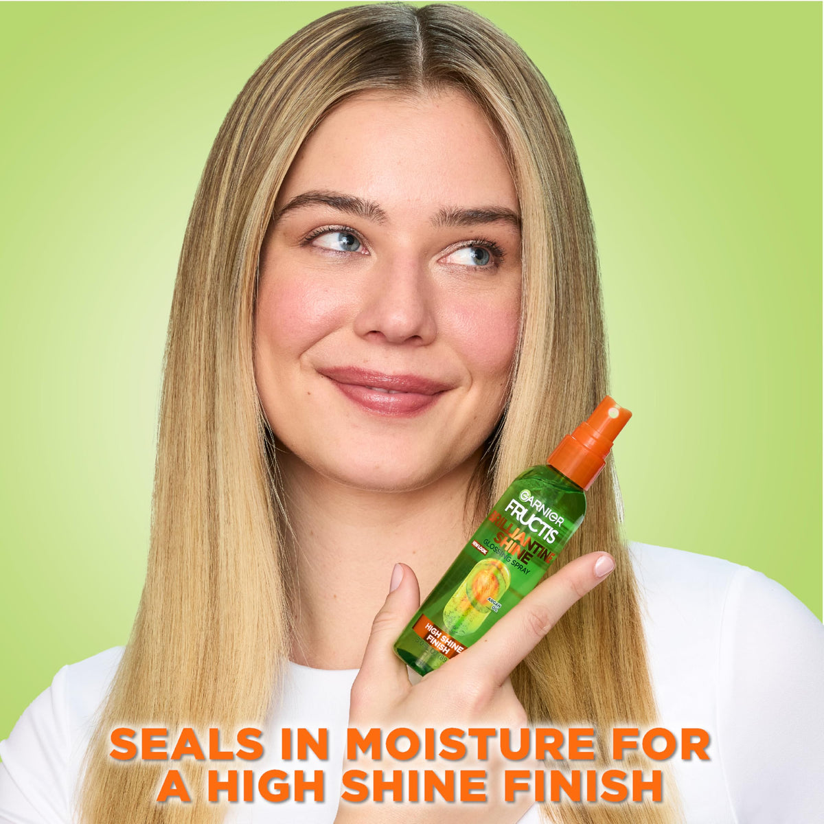 Garnier Fructis Style Brilliantine Shine Glossing Spray for High Shine Finish, Argan Oil, 3 Fl Oz, 3 Count (Packaging May Vary) Beauty & Personal Care Garnier