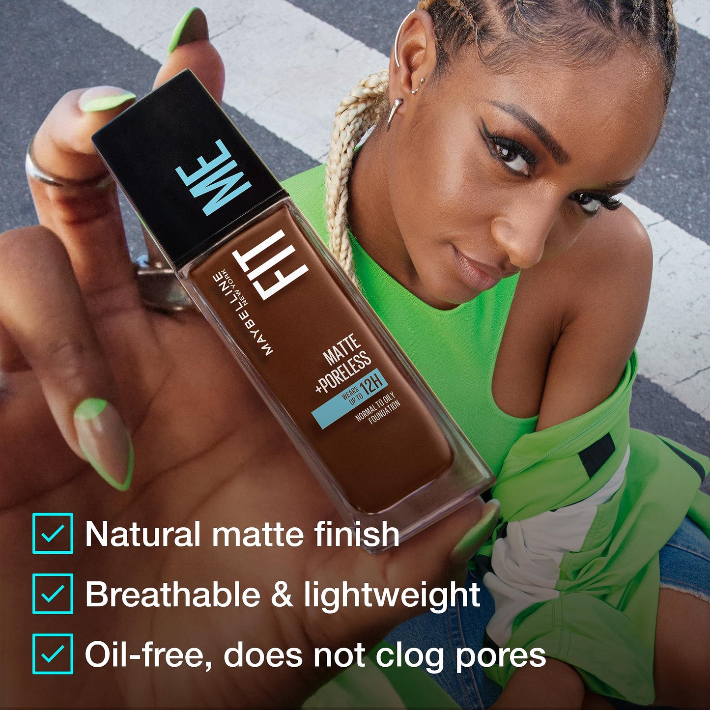 Maybelline New York Fit Me Matte Plus Poreless Foundation, Espresso, 1 Fluid Ounce Beauty & Personal Care MAYBELLINE