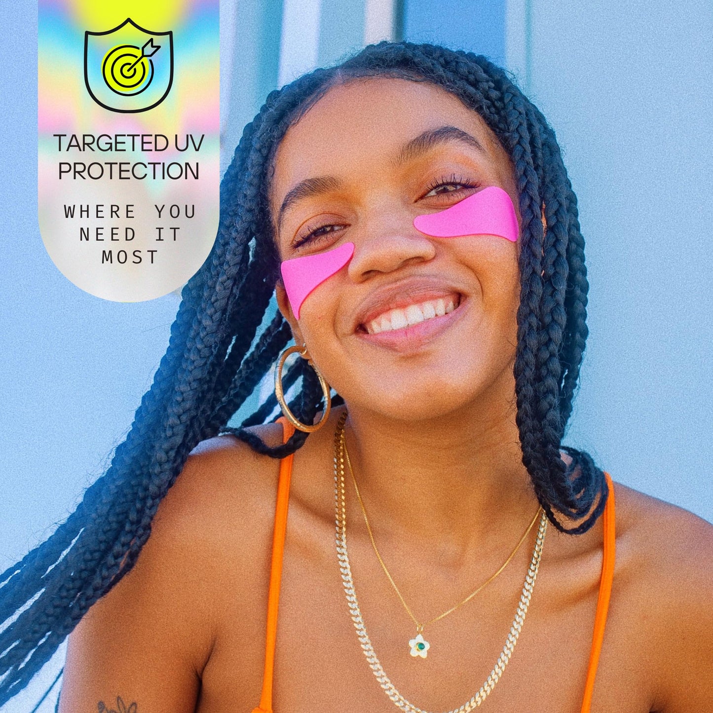 Sun Patch, Reusable Sun Screen Silicone Patches For UV Protection & Face Sunscreen, Sun Face Patches For Sun Exposure, UV Shield Silicone Sun Block (1 Beauty & Personal Care Sun Patch