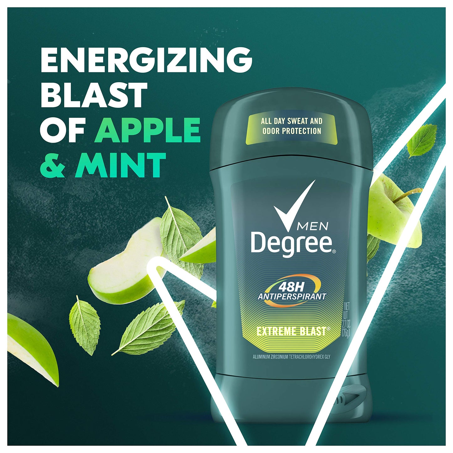 Degree Men Original Antiperspirant Deodorant 48-Hour Odor Protection Extreme Blast Mens Deodorant Stick 2.7 oz, 2 Count Beauty and Personal Care Degree