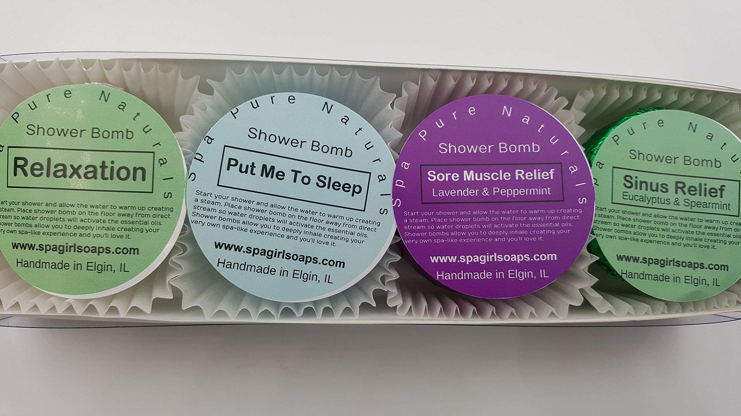 SPA PURE Wellness Collection II Aromatherapy - Fizzing Shower Bombs by Spa Pure Naturals Beauty and Personal Care Spa Pure