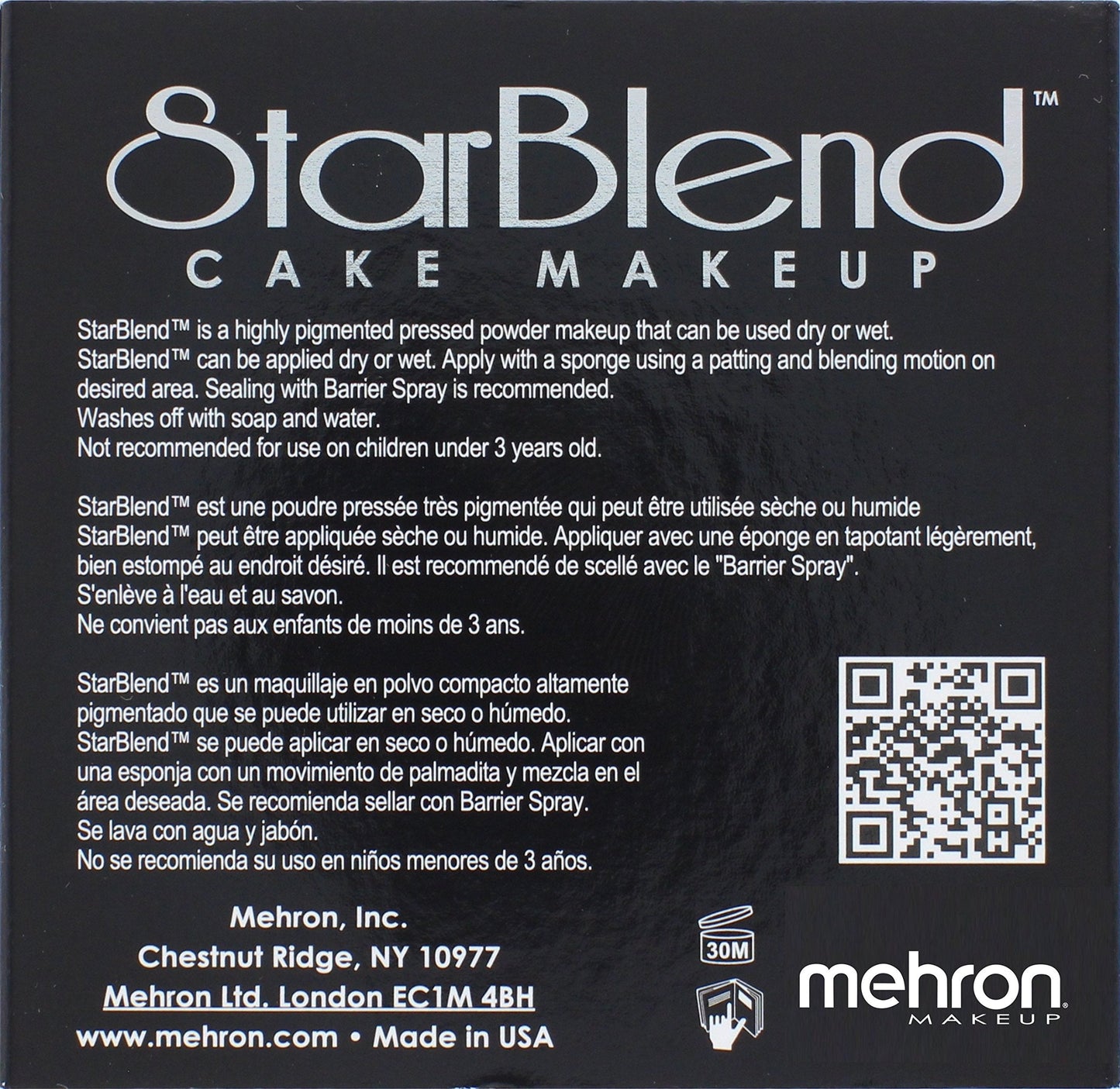 Mehron Makeup StarBlend Cake (2 oz) (Warm Honey) Beauty & Personal Care Mehron