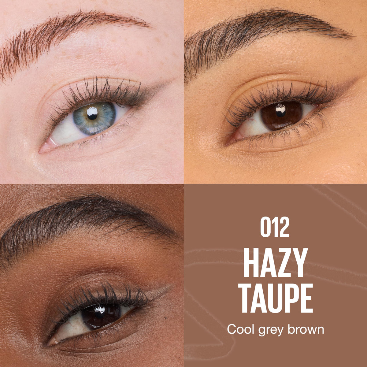 MAYBELLINE Sculpting Stix 2-in-1 Eyeliner, Dual Ended Brown Eye Liner With Up to 24HR Wear, Smudge and Sweat-Resistant Eye Makeup Formula, Hazy Taupe