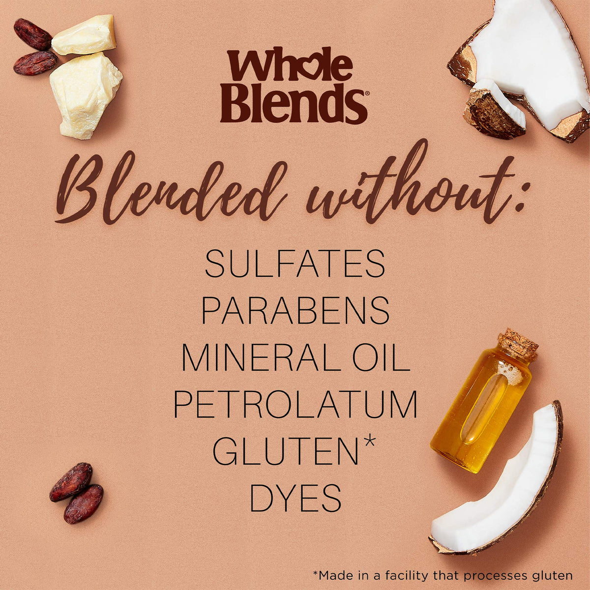 Whole Blends Sulfate Free Remedy Coconut Oil & Cocoa Butter Conditioner