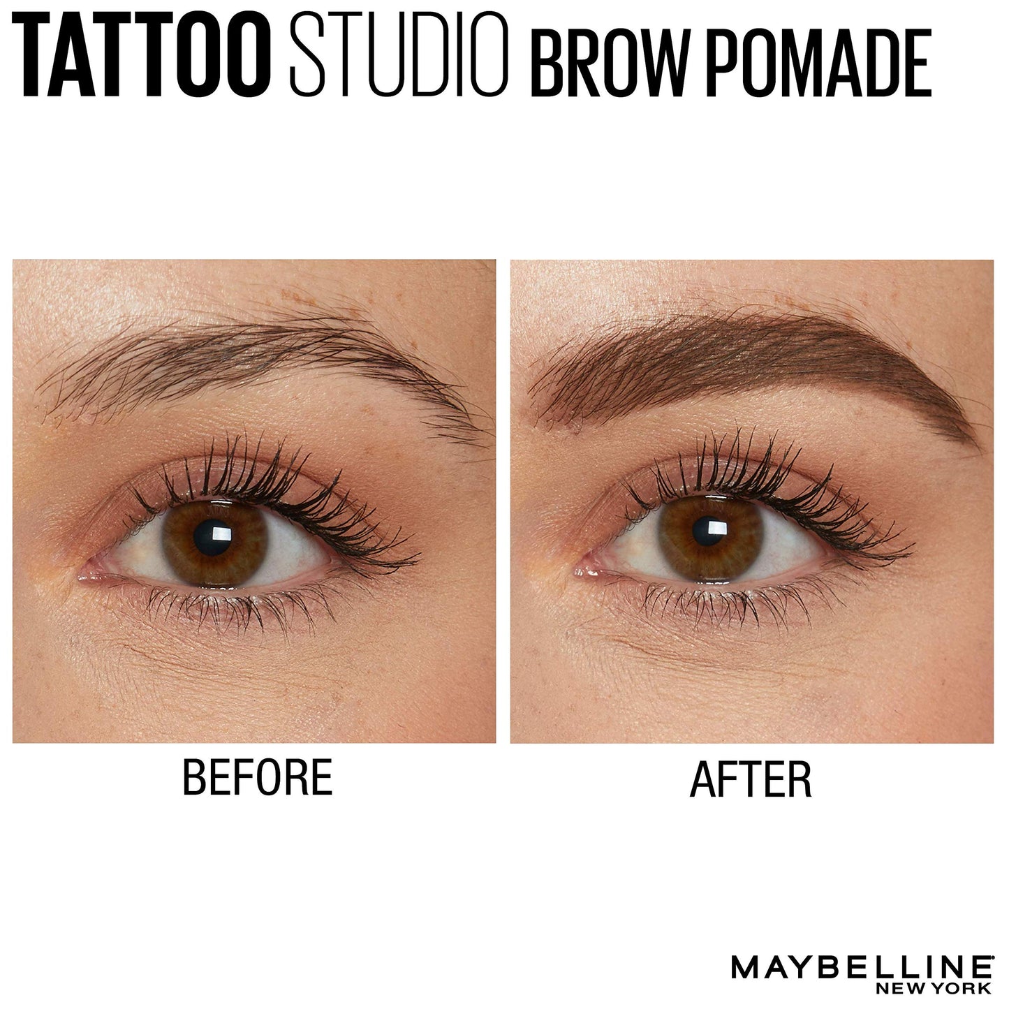Maybelline Tattoostudio Brow Pomade Medium Brown Beauty & Personal Care MAYBELLINE