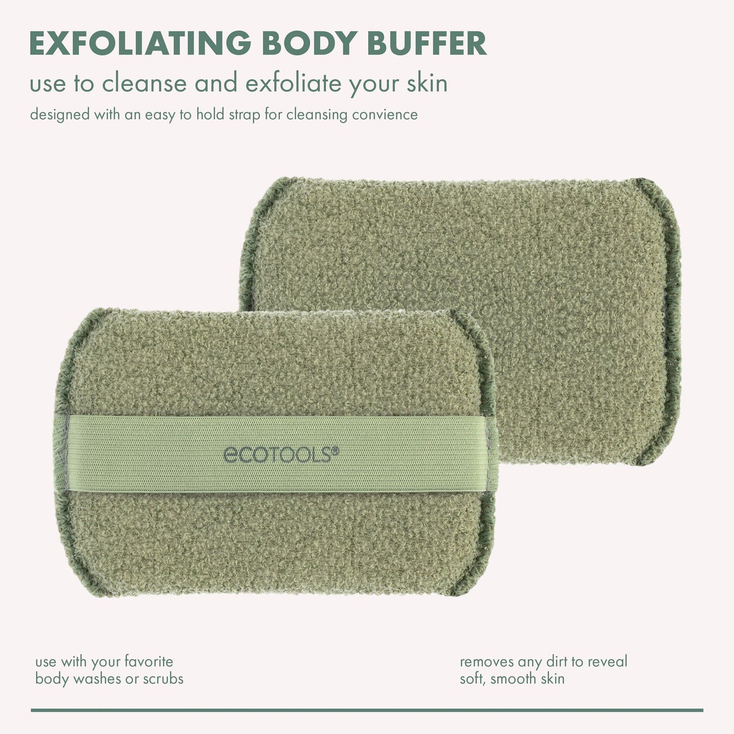 EcoTools Exfoliating Body Buffer, 1 Count Beauty and Personal Care EcoTools