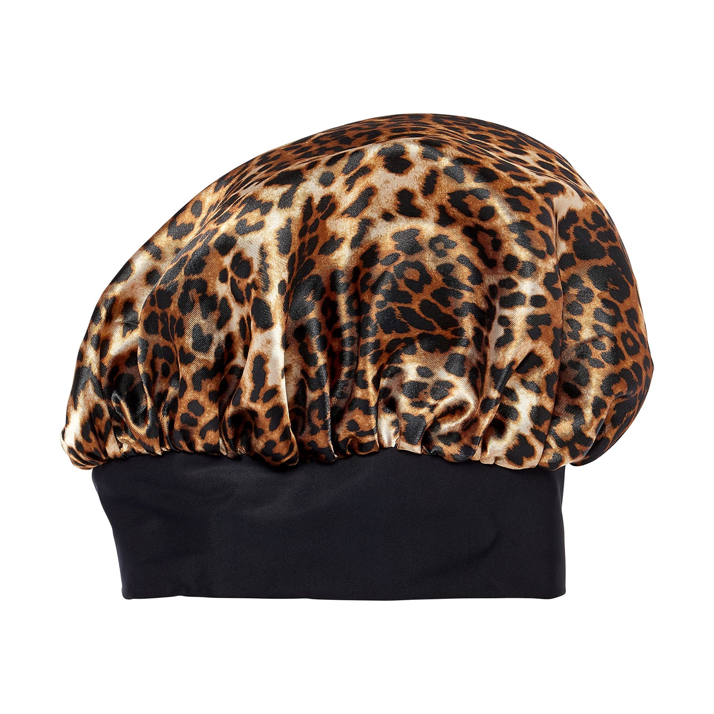 KISS Colors & Care Silky Satin Wide Edge Double Wear Cap XL,Leopard,Double Sided Reversible Design,Protects styles & Retains Beauty and Personal Care KISS COLORS & CARE