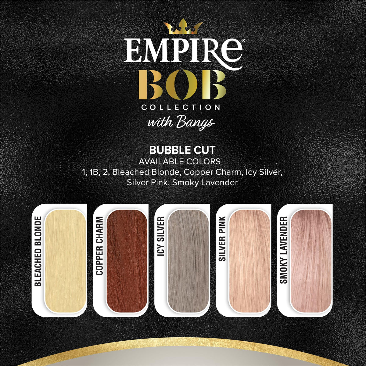 Sensationnel Empire Bob Humanhair Wig-Bubble Cut, ICYSILVER