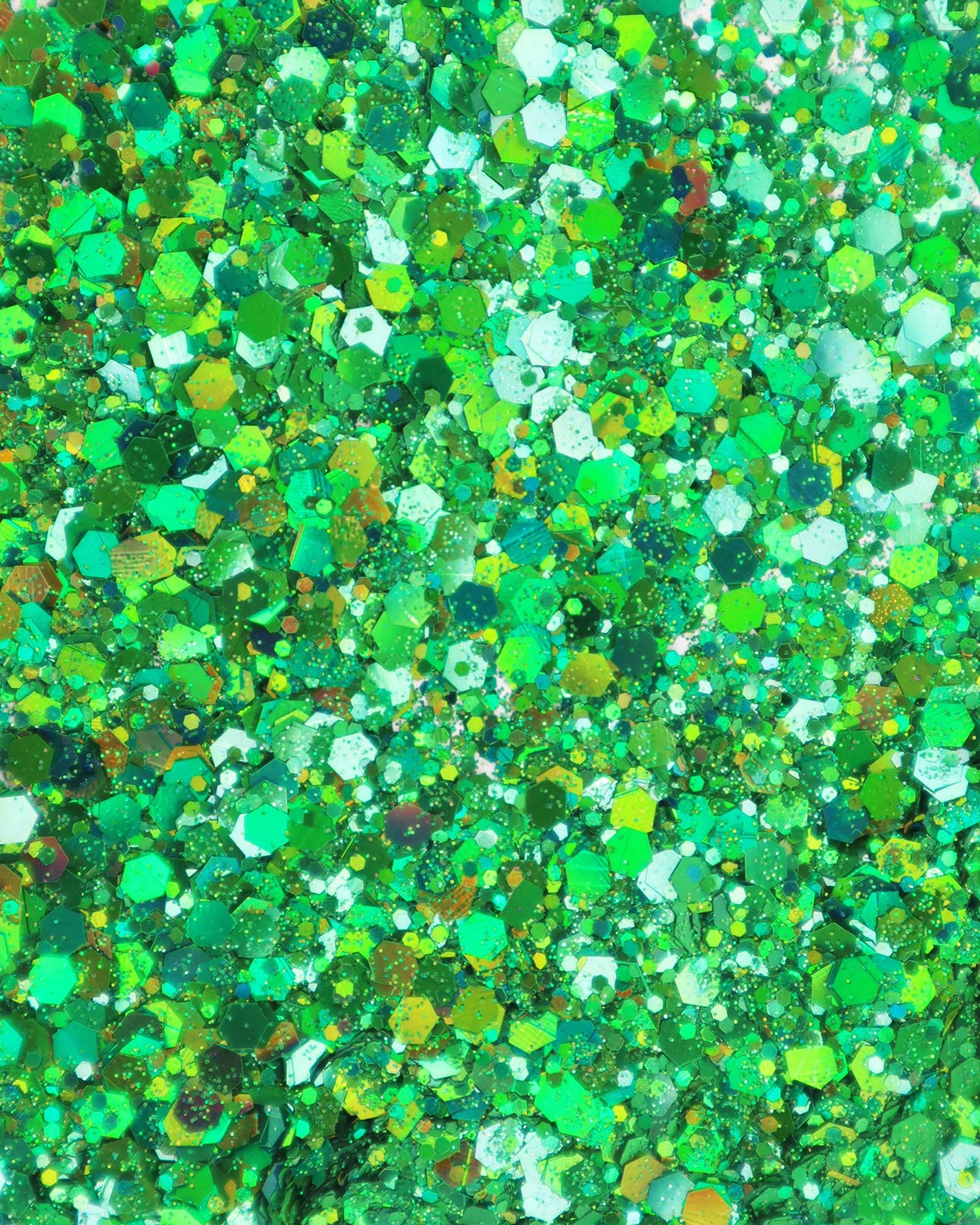 Green Face & Body Glitter - Chunky Glitter - Uses Include: Holidays, Cheerleading, Festival, Rave, Hair, Makeup, Face, Body, Nails, Resin, Arts Beauty & Personal Care Electric Bliss Beauty