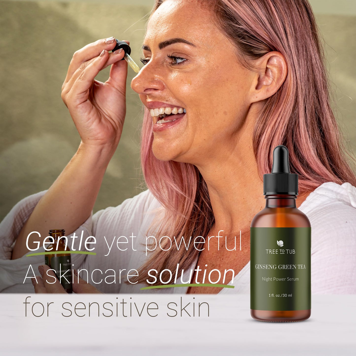 Tree To Tub Anti Aging Retinol, Vitamin C, Hyaluronic Acid Serum for Face & Wrinkles - Hydrating Facial Serum for Dry & Sensitive Skin, Night Serum Beauty & Personal Care Tree To Tub