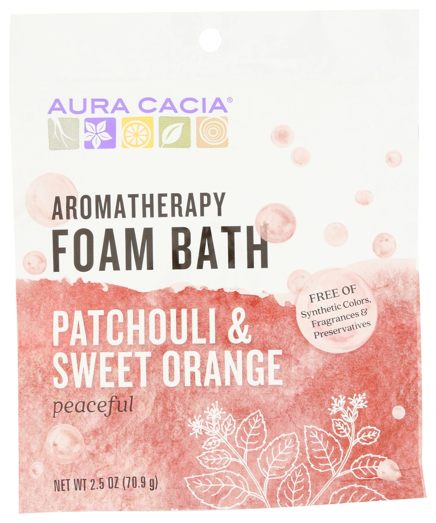 Aura Cacia, Foam Bath Patchouli Sweet Orange, 2.5 Ounce Beauty and Personal Care Aura Cacia