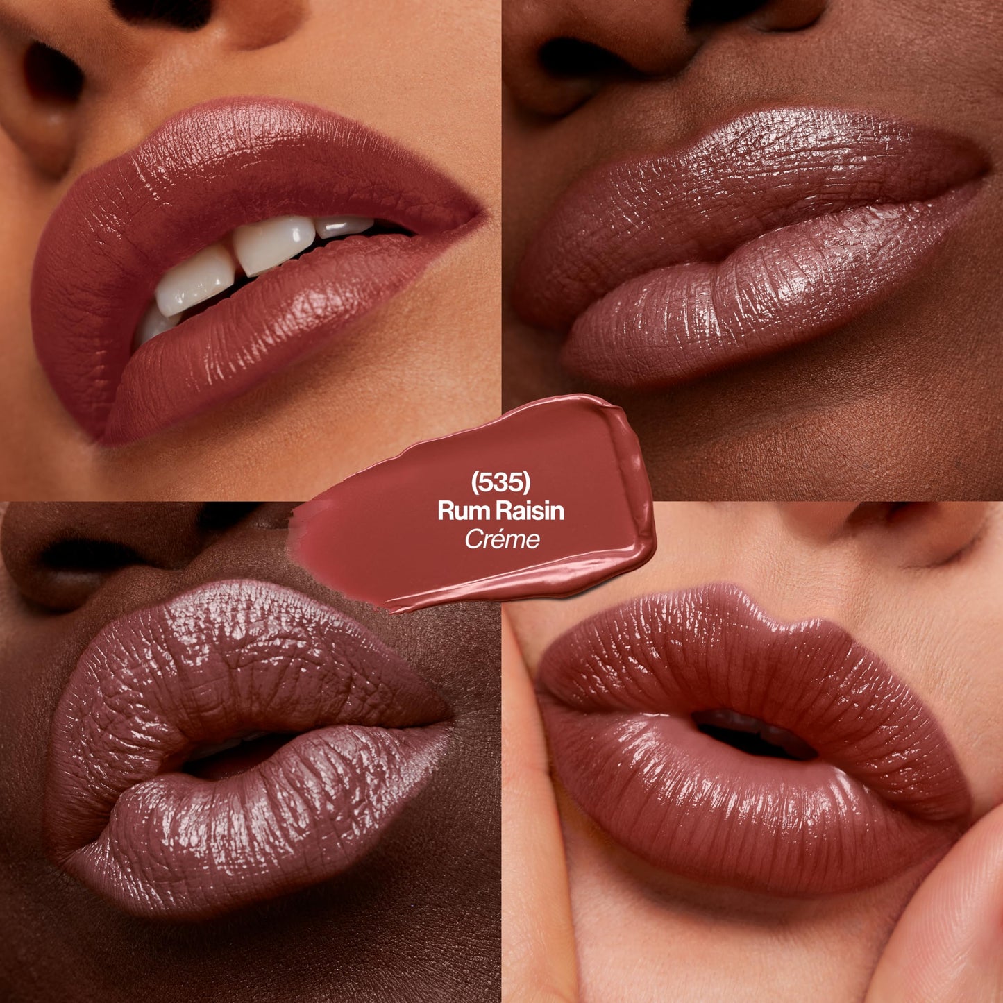 Revlon Super Lustrous Lipstick, Creamy Formula For Soft, Fuller-Looking Lips, Moisturized Feel, 535 Rum Raisin, 0.15 oz Beauty & Personal Care REVLON
