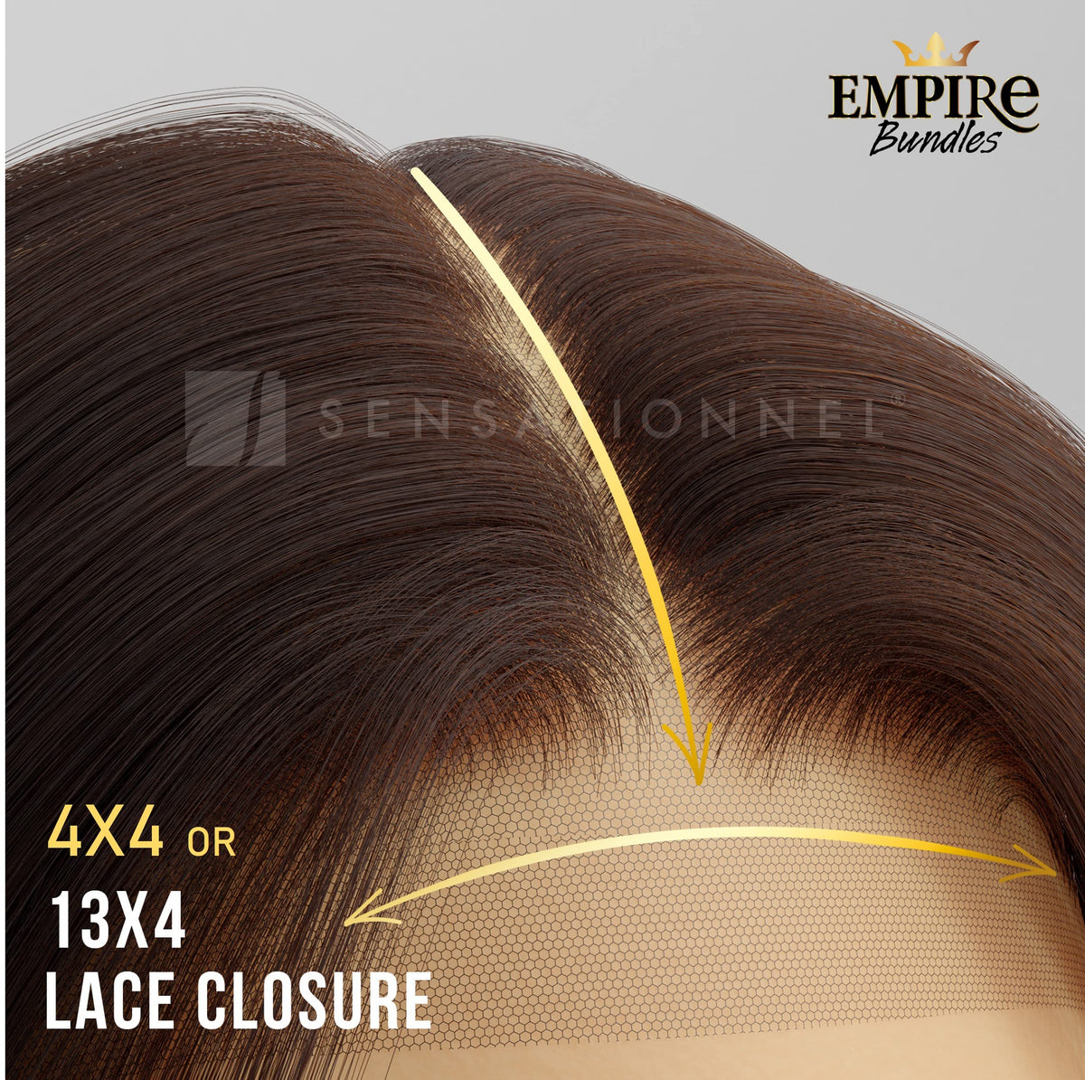 Sensationnel Empire Bundle 4x4 Closure - Body Wave