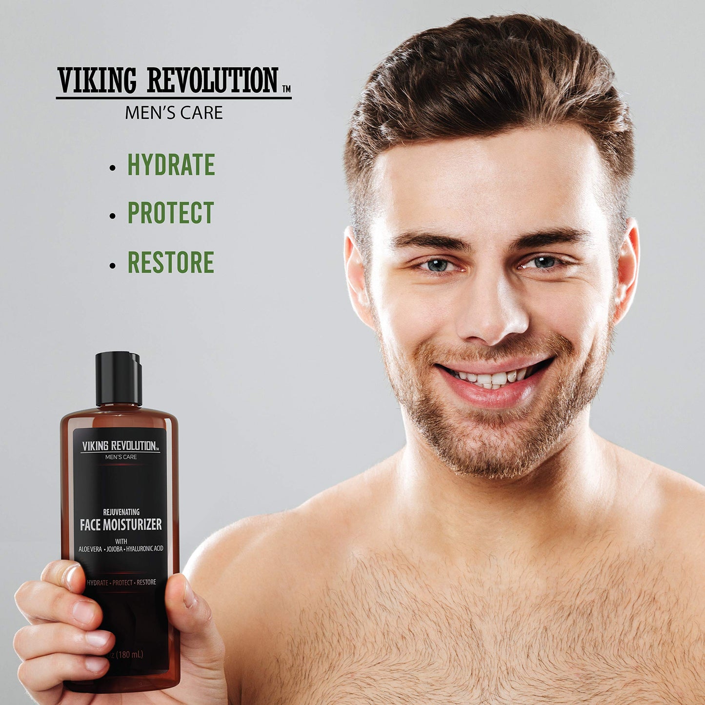 Viking Revolution - Natural Moisturizer Cream for Skincare, Anti Wrinkle & Anti Aging Facial Cream/Lotion, Mens Face Care Beauty & Personal Care Viking Revolution