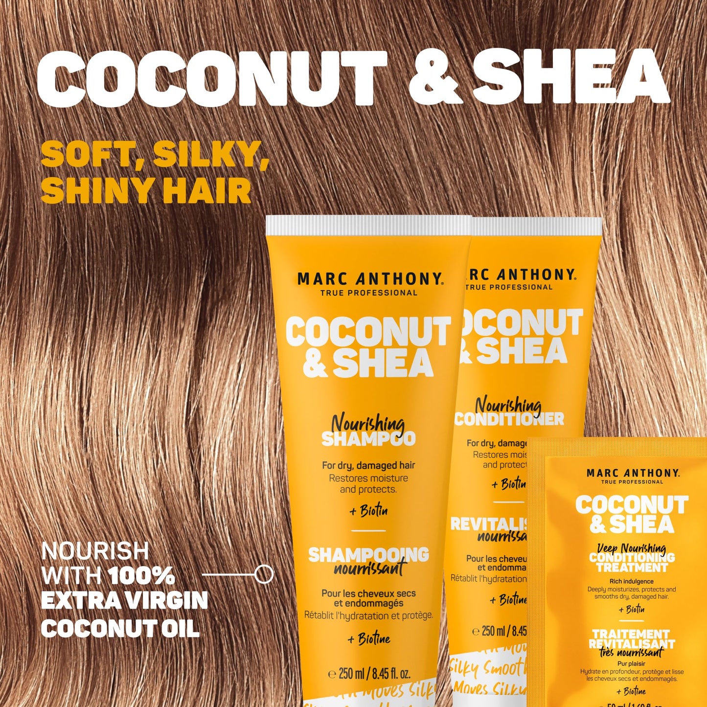 Marc Anthony Coconut & Shea Travel Size Shampoo, Conditioner, and Mask Beauty & Personal Care Marc Anthony