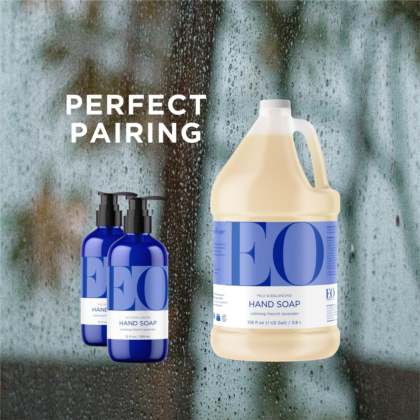 EO Sulfate-Free Moisturizing Hand Soap Refill - French Lavender - 32 Ounces - 2 Count Beauty & Personal Care EO
