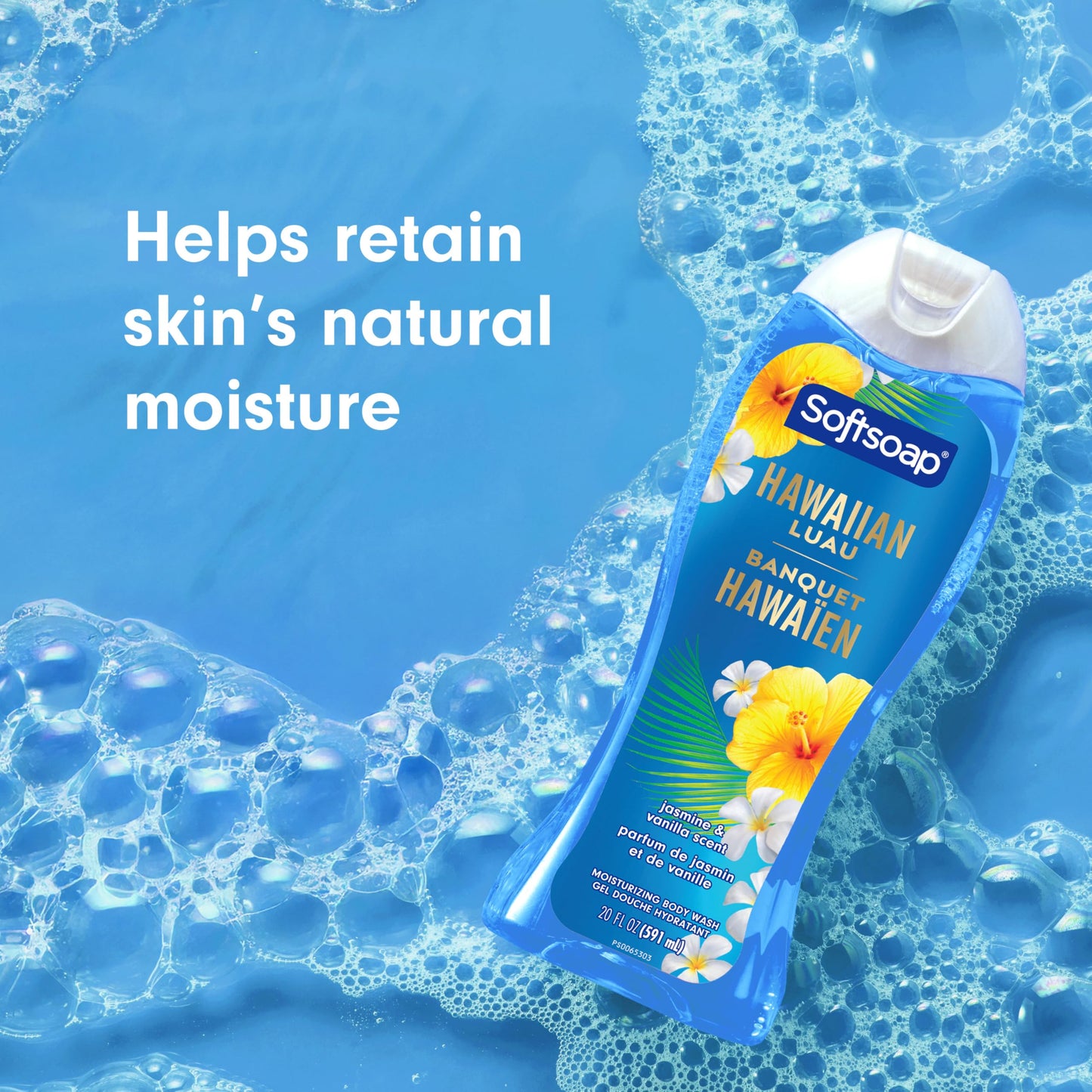 Softsoap Hawaiian Luau Moisturizing Body Wash, pH Balanced, Jasmine and Vanilla Scent, 20 fl oz Beauty & Personal Care Softsoap