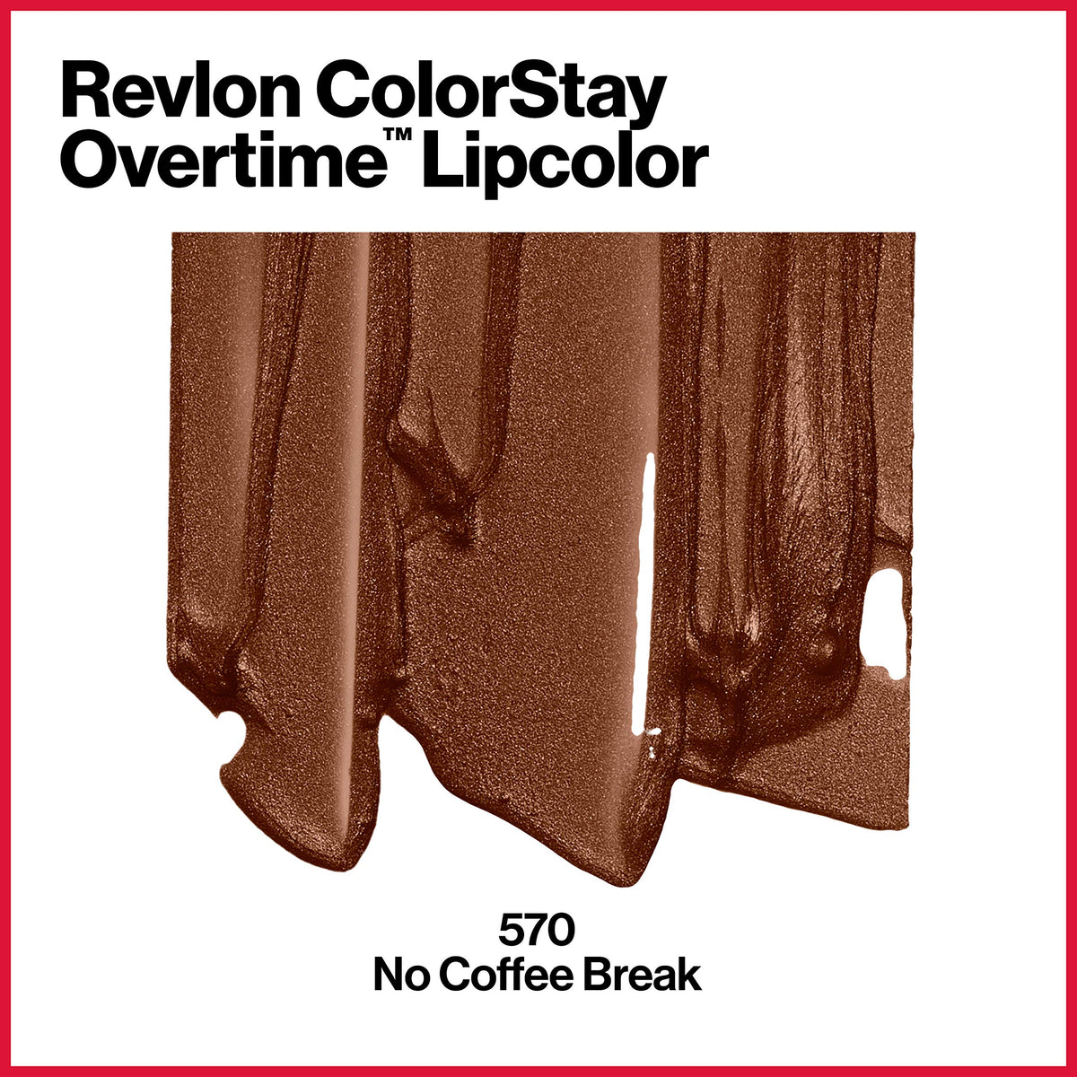 Revlon Liquid Lipstick with Clear Lip Gloss, ColorStay Face Makeup, Overtime Lipcolor, Dual Ended with Vitamin E in Nude, No Coffee Break (570), 0.07 Beauty & Personal Care REVLON