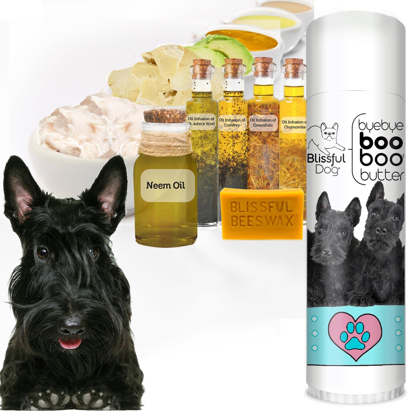 The Blissful Dog Scottish Terrier Boo Boo Butter, 0.50 Ounce Beauty and Personal Care The Blissful Dog