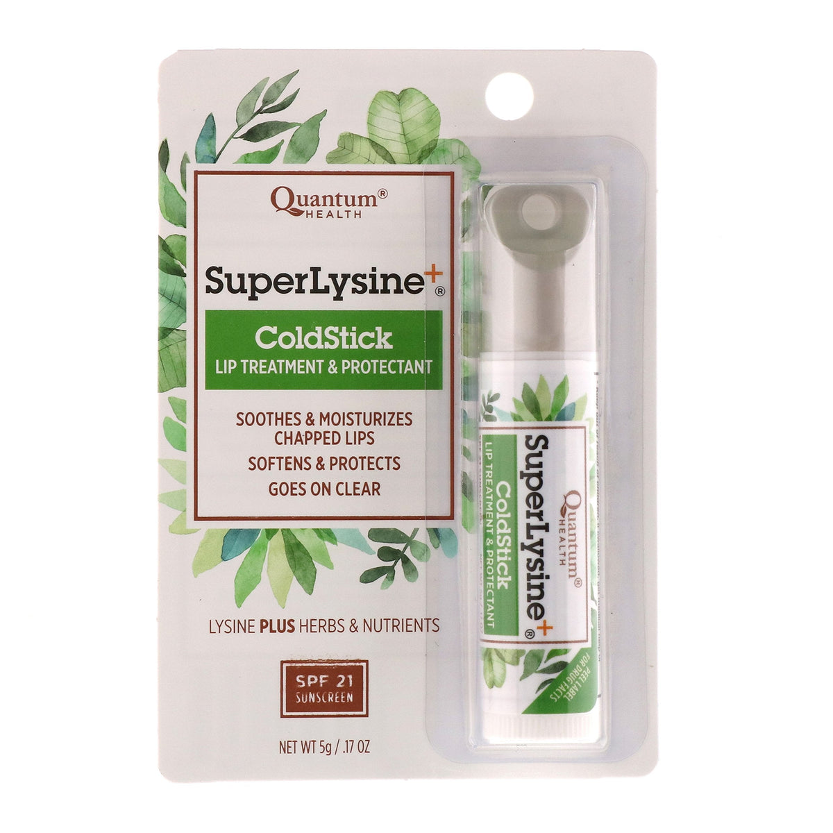 Quantum Super Lysine + ColdStick Lip Protectant & Treatment - 0.18 oz Beauty & Personal Care Quantum