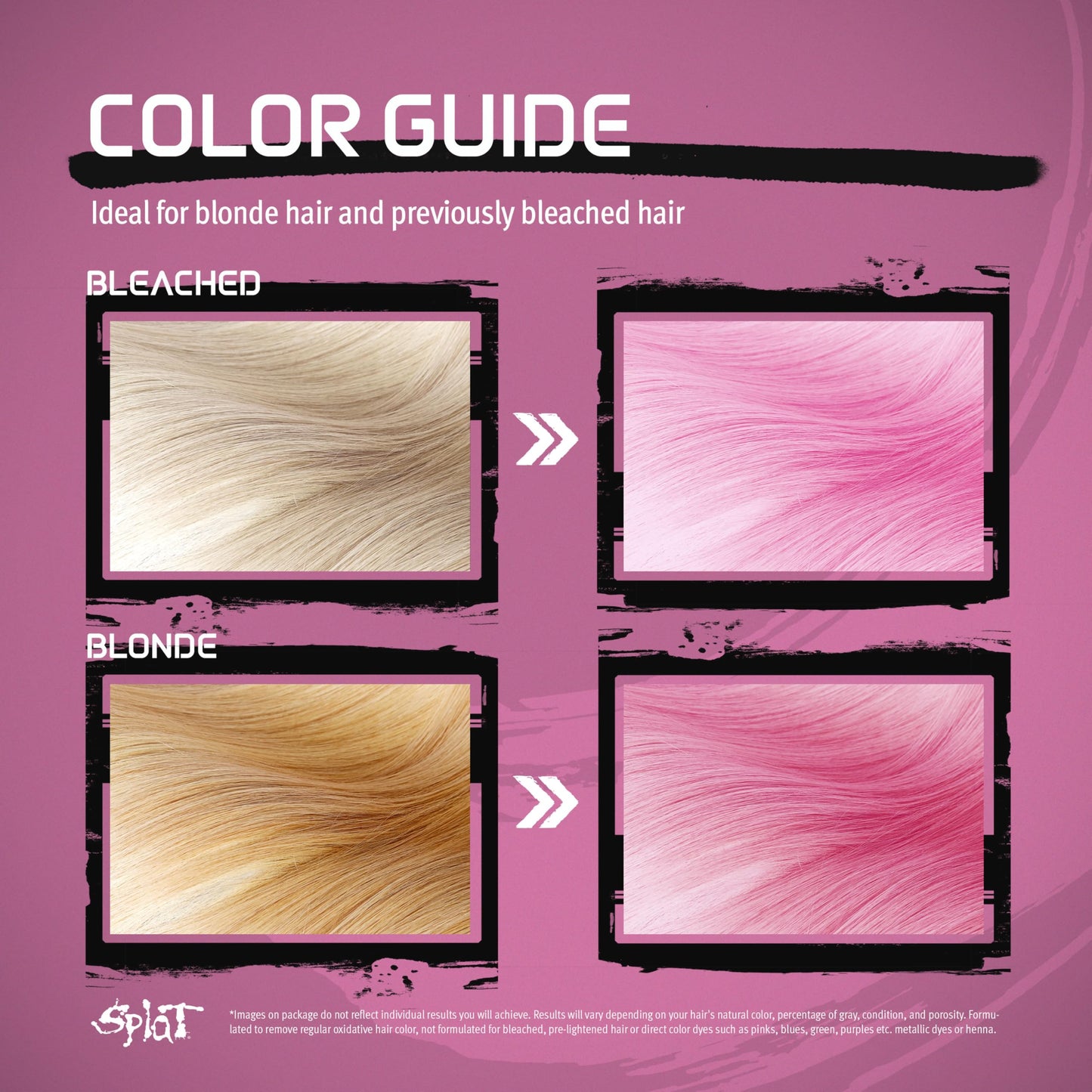 Splat Midnight Rosetta Semi Permanent Hair Dye Kit for Blondes, 1 Application, Includes Deep Reconstructor Conditioner, Lasts 30 Washes, No Bleach Beauty & Personal Care Splat