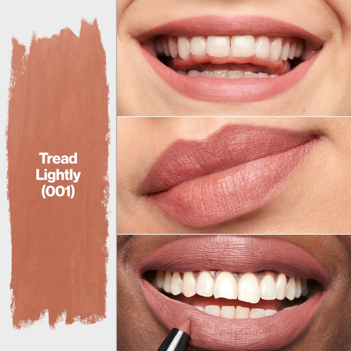 REVLON ColorStay Matte Lite Crayon Lipstick with Built-in Sharpener, Smudge-proof, Water-Resistant Non-Drying Lipcolor, 001 Tread Lightly, 0.049 oz Beauty & Personal Care REVLON