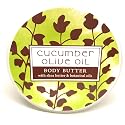 Greenwich Bay Trading Company Botanic Body Butter with Shea Butter and Cocoa Butter 8oz Tub (Cucumber Olive Oil) Beauty & Personal Care Greenwich Bay