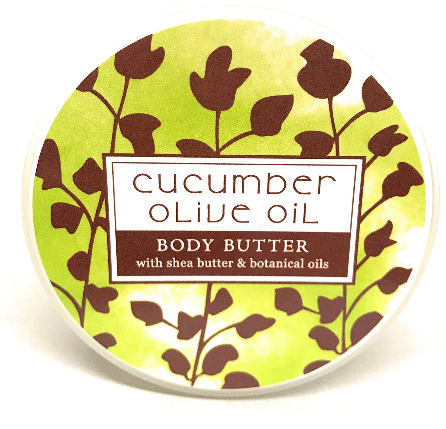 Greenwich Bay Trading Company Botanic Body Butter with Shea Butter and Cocoa Butter 8oz Tub (Cucumber Olive Oil) Beauty & Personal Care Greenwich Bay