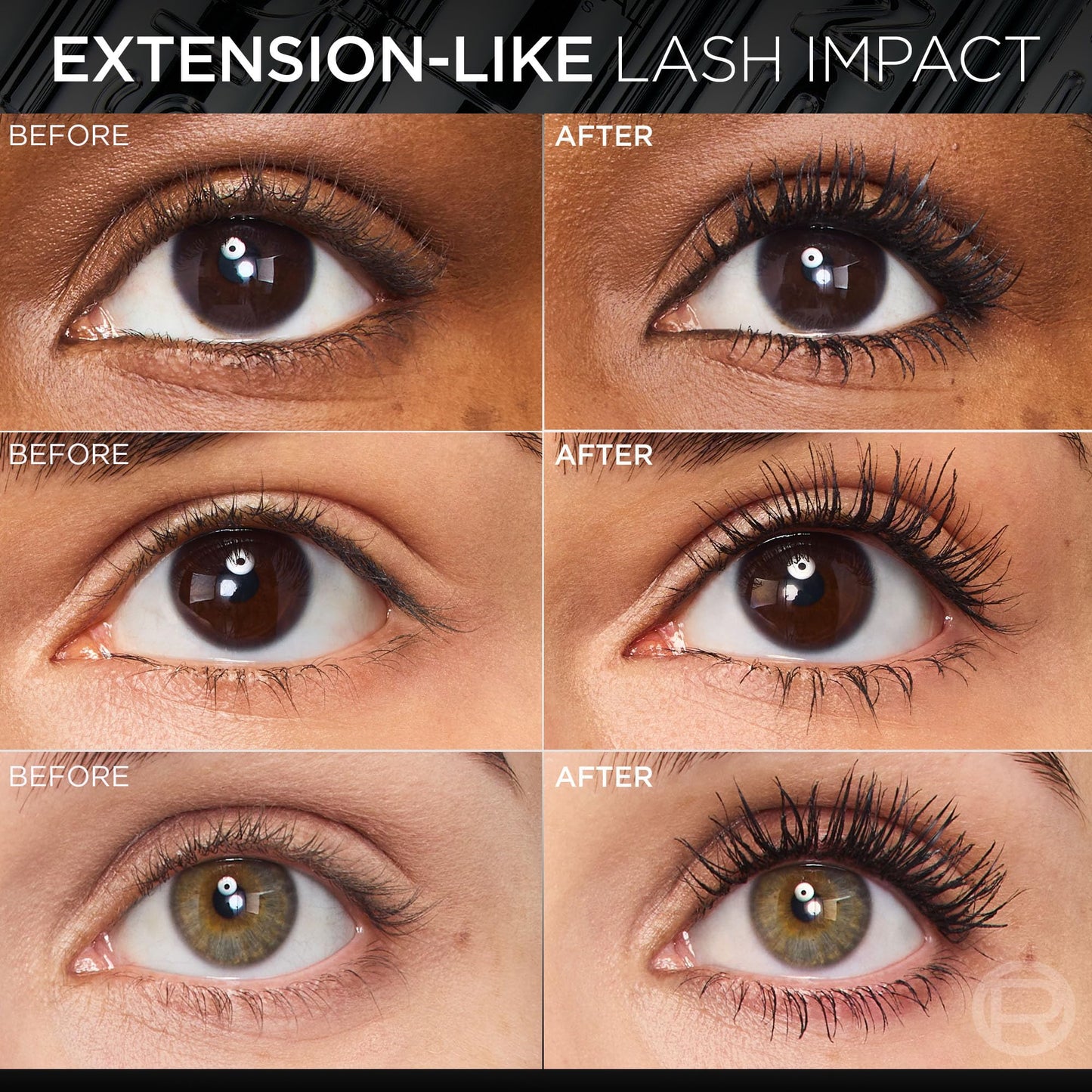 L'Oreal Paris Extensionist Waterproof Mascara, Lengthening, Volumizing, and Curling Formula For a Lash Extension Eye Makeup Look, Waterproof Black Beauty and Personal Care L'Oreal Paris
