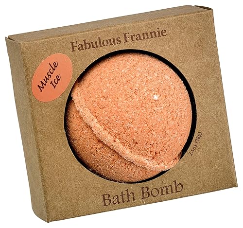 Fabulous Frannie Muscle Ice Natural, Handmade Bath Bomb, Rich in Essential Oil, Epsom Salt, Coconut Oil, Witch Hazel, Moisturize Skin, 2.5oz (Pack… Beauty & Personal Care Fabulous Frannie