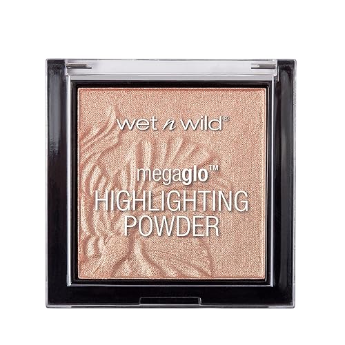 wet n wild MegaGlo Highlighting Powder, Highlighter Makeup, Shimmer Glow, Natural Pink Precious Petals Beauty & Personal Care wet n wild