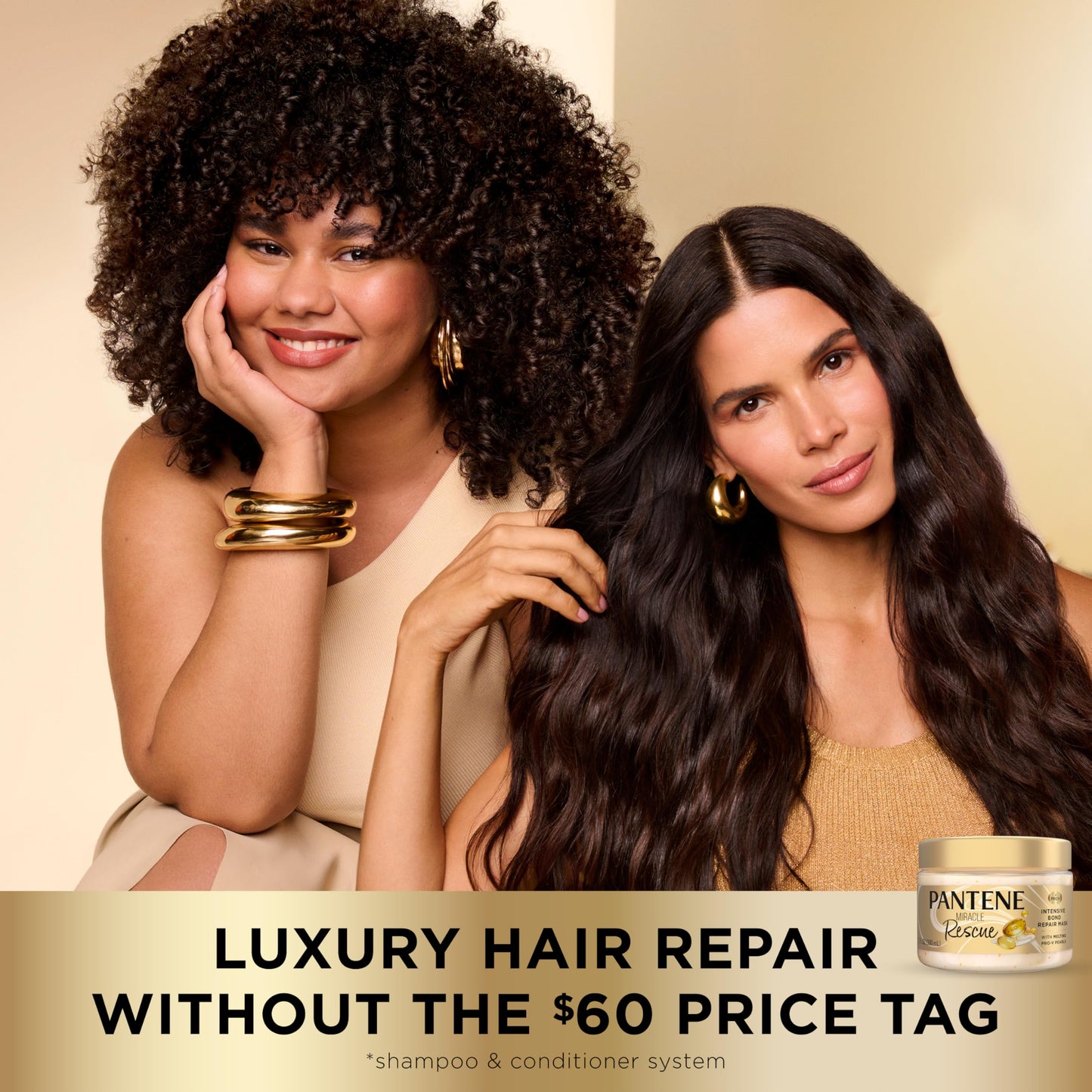 Pantene Miracle Rescue Hair Mask, Intensive Bond Repair with Melting Pro-V Pearls, Melts Away Damage, Builds Bonds, Strengthens Against Damage, Deep Beauty and Personal Care Pantene