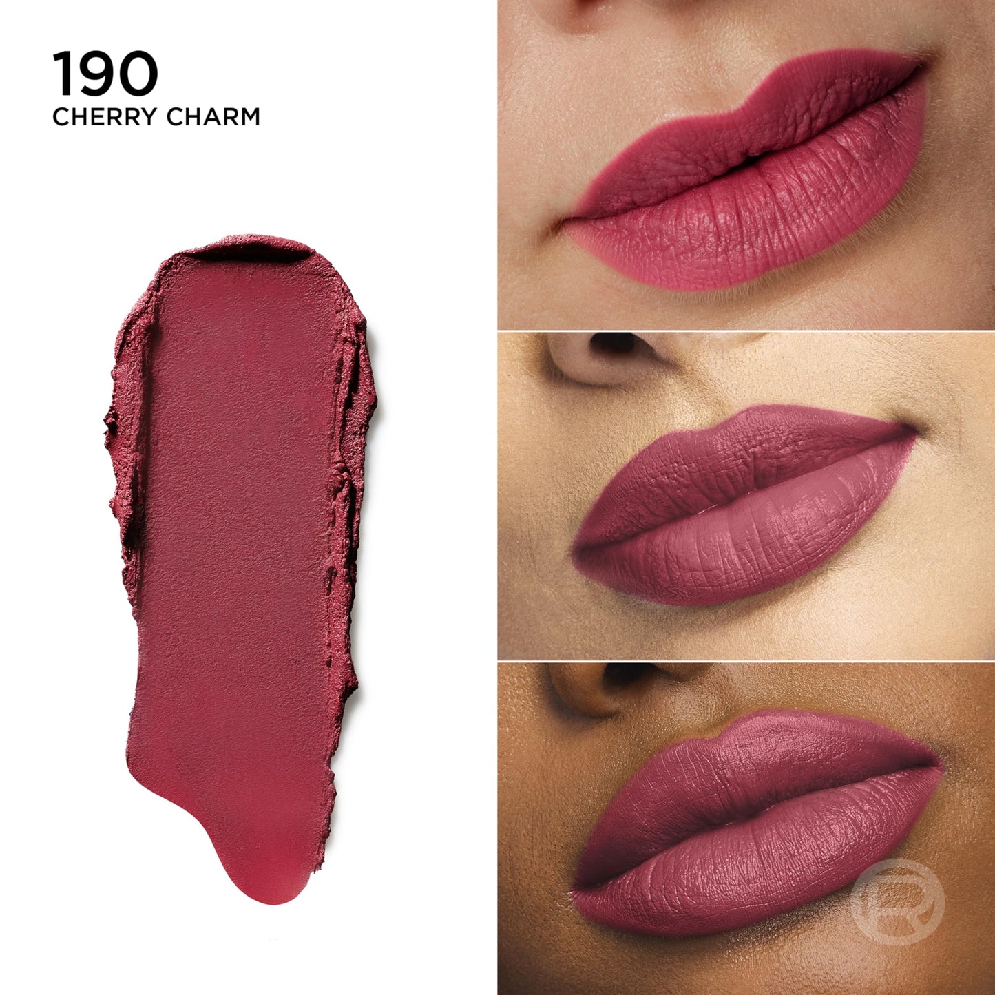 L'Oreal Paris Colour Riche Blurred Matte Lipstick for Moisturized Lips, Lip Makeup with Argan Oil and Vitamin E, Cherry Charm Beauty & Personal Care L'Oreal Paris