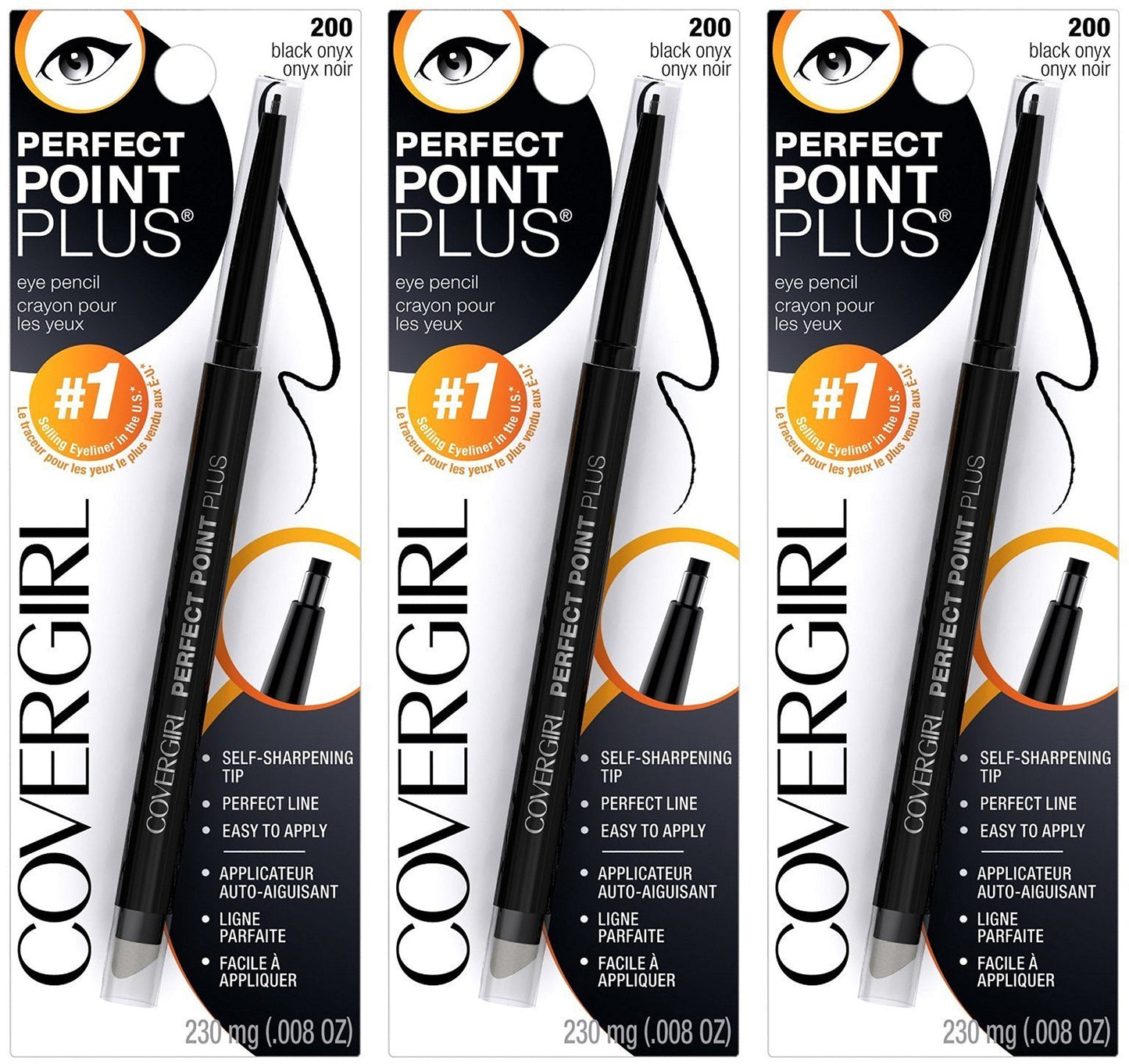 Cover Girl 63222 200blkonx Black Onyx Perfect Point Eyeliner Pencil Beauty & Personal Care COVERGIRL