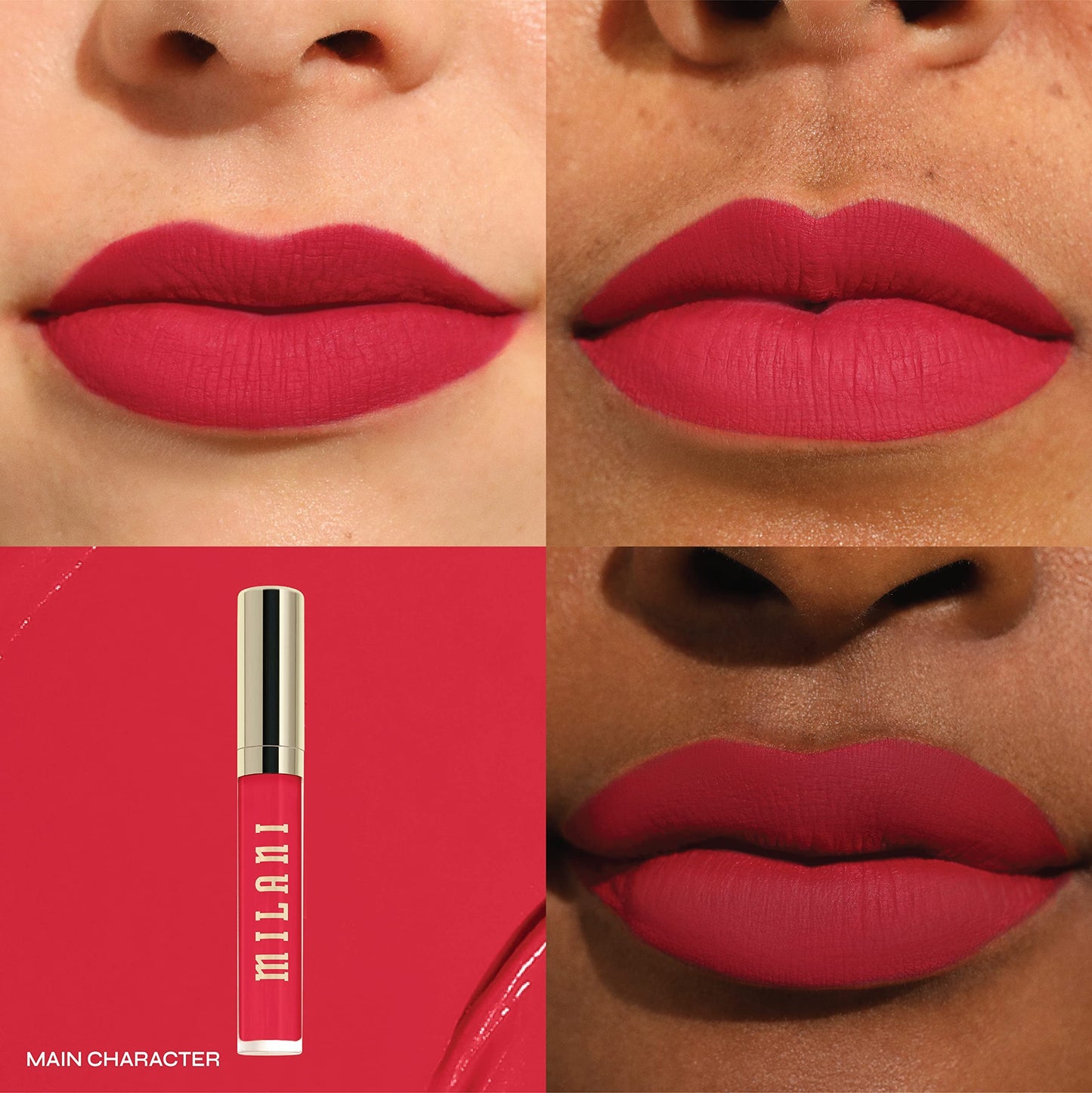 Milani Stay Put Longwear Liquid Lipstick - Smudge-Proof, Kiss-Proof, and Fade-Resistant Formula for All-Day Wear - Main Character Beauty & Personal Care Milani