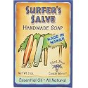 Island Soap & Candle Works Surfer's Salve Soap - Made in Hawaii w/Lavender & Tea Tree Essential Oil, Vitamin E, & Aloe - Soap for Sunburned or Damaged Beauty & Personal Care Island Soap & Candle Works