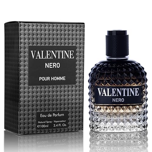 Valentine Nero for Men - Woody Aromatic Fragrance with Floral and Mineral Notes - Masculine Scent - 100ml Beauty & Personal Care URBAN COLLECTION