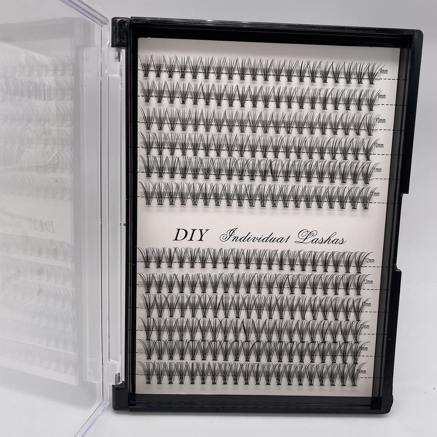 IECILI Individual Lashes/Lash Clusters 240pcs 9-14mm Cluster Eyelash Extensions /12 Roots/C Curl /0.07mm Cluster Lashes/Faux Mink Lash Extensions (C Beauty & Personal Care IECILI