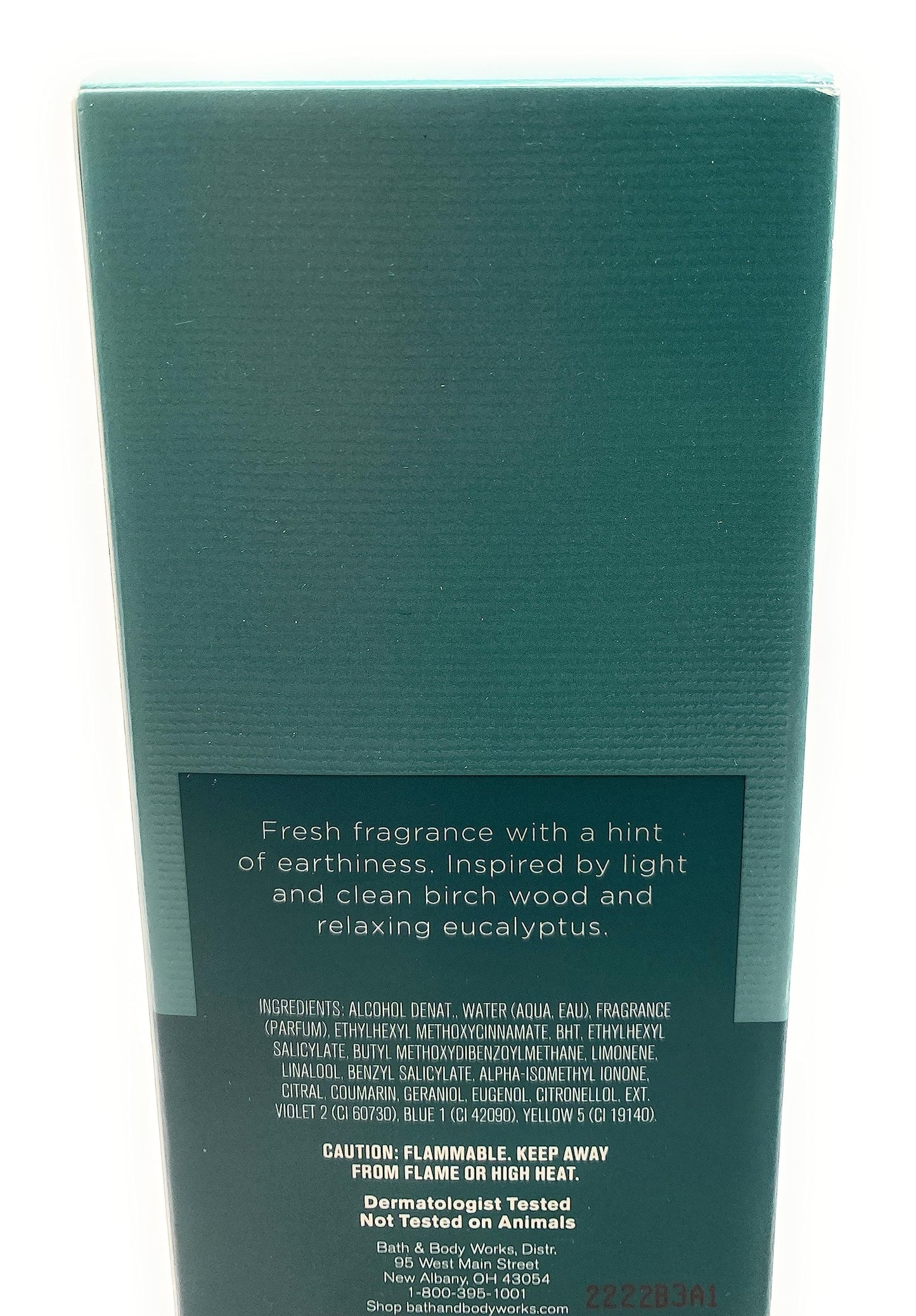 Bath & Body Works Birch & Eucalyptus Men's Fragrance 3.4 Ounces Cologne Spray Beauty & Personal Care Bath & Body Works