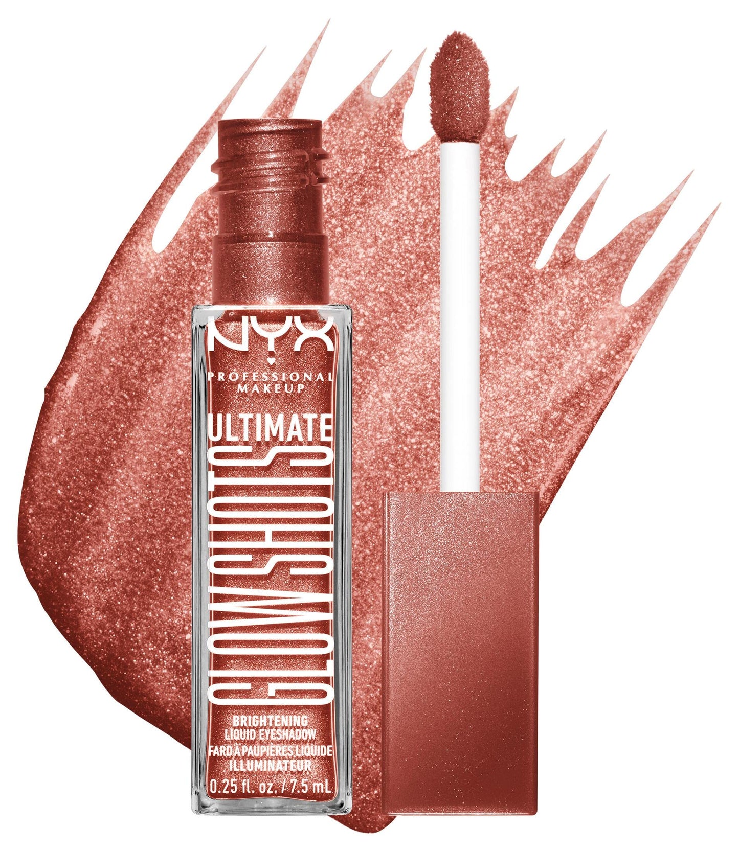 NYX PROFESSIONAL MAKEUP Ultimate Glow Shots, Liquid Eyeshadow, Long-Lasting Shimmer Eye Shadow with Vitamin C - Mango Moment Beauty & Personal Care NYX PROFESSIONAL MAKEUP