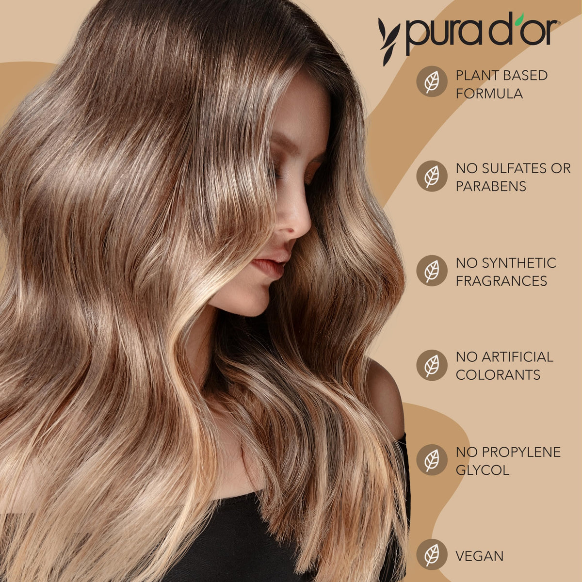 PURA D'OR Clinically Formulated Biotin Conditioner for Thinning Hair, 16oz
